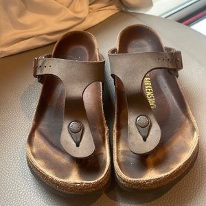 Birkenstock Brown Gizeh Sandal